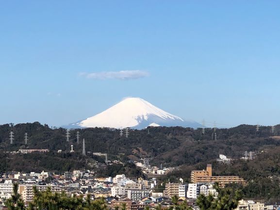 野島からの富士山