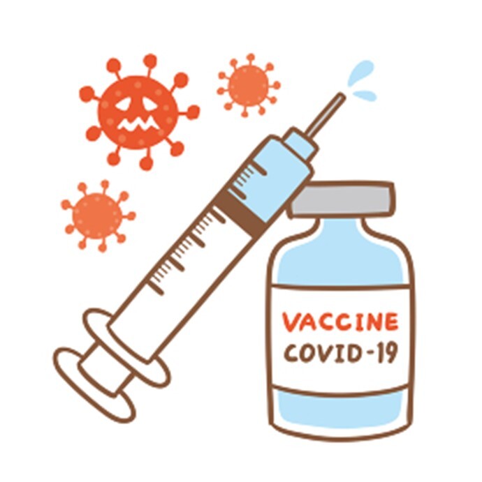 コロナvaccineイラスト