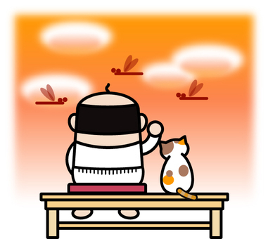 秋の気配イラスト